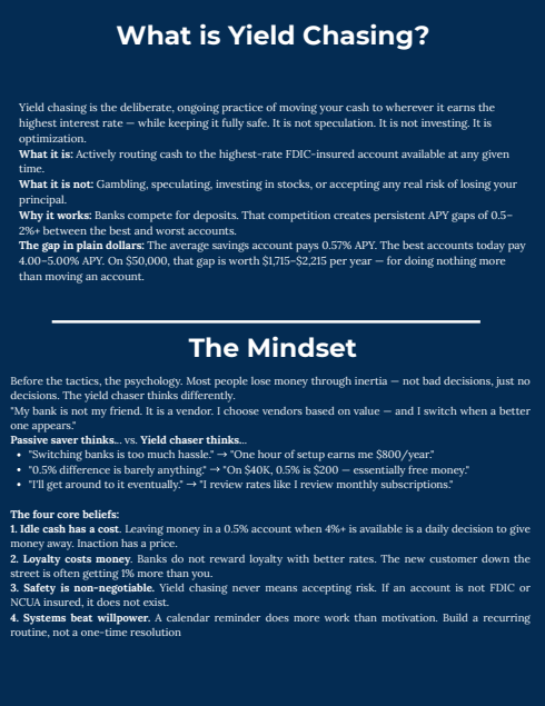 Your Bank Is Robbing You In Broad Daylight: The Yield Chaser's Playbook - Instant PDF Download